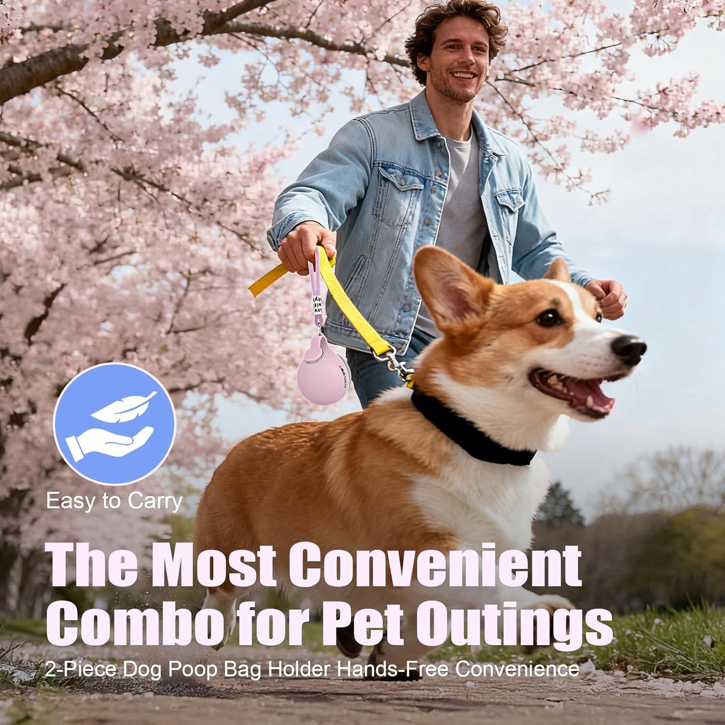 Portable Dog Water Bottle – 10oz Stainless Steel Travel Water Dispenser with Built-In Bowl, Leakproof for Walking, Hiking & Travel