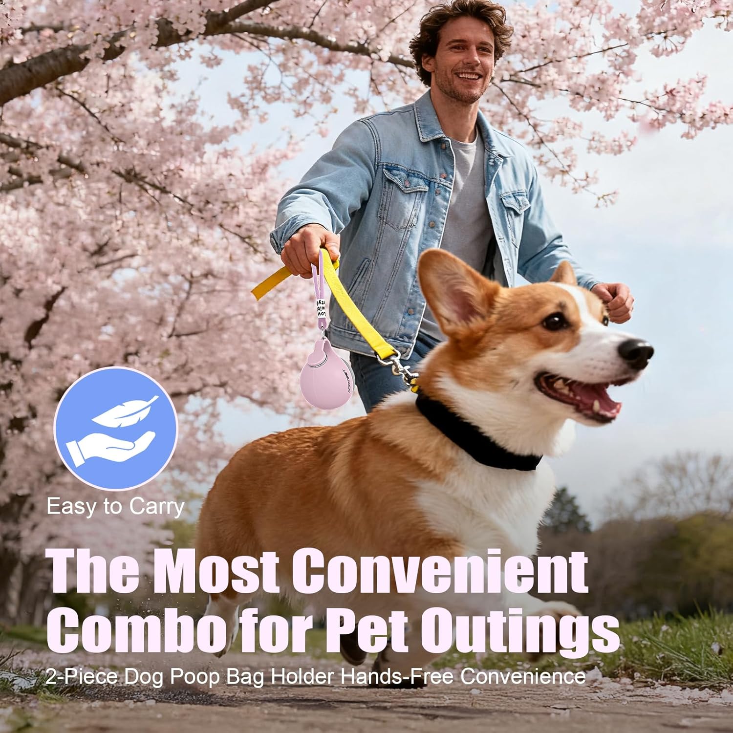 Portable Dog Water Bottle – 10oz Stainless Steel Travel Water Dispenser with Built-In Bowl, Leakproof for Walking, Hiking & Travel