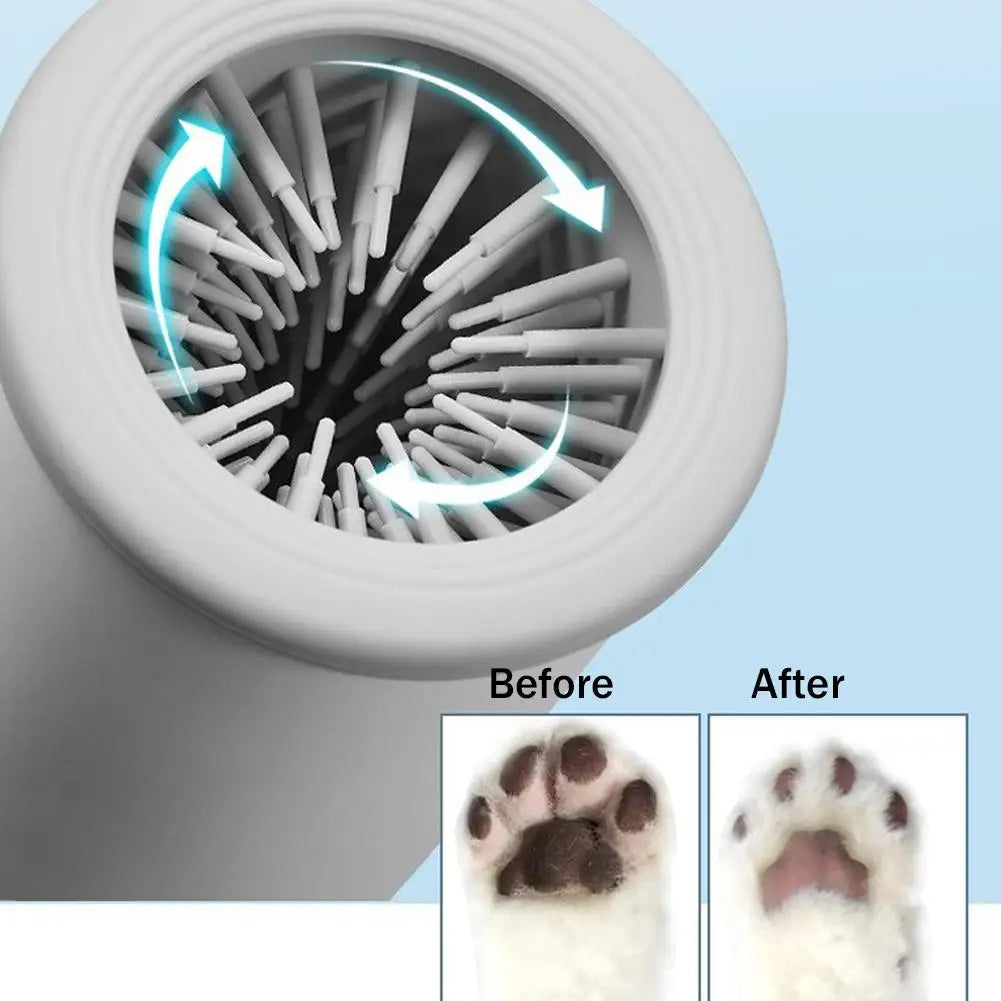 Portable Electric Dog Paw Washer – Automatic Pet Paw Cleaner & Massager, USB Rechargeable for Small & Medium Dogs and Cats